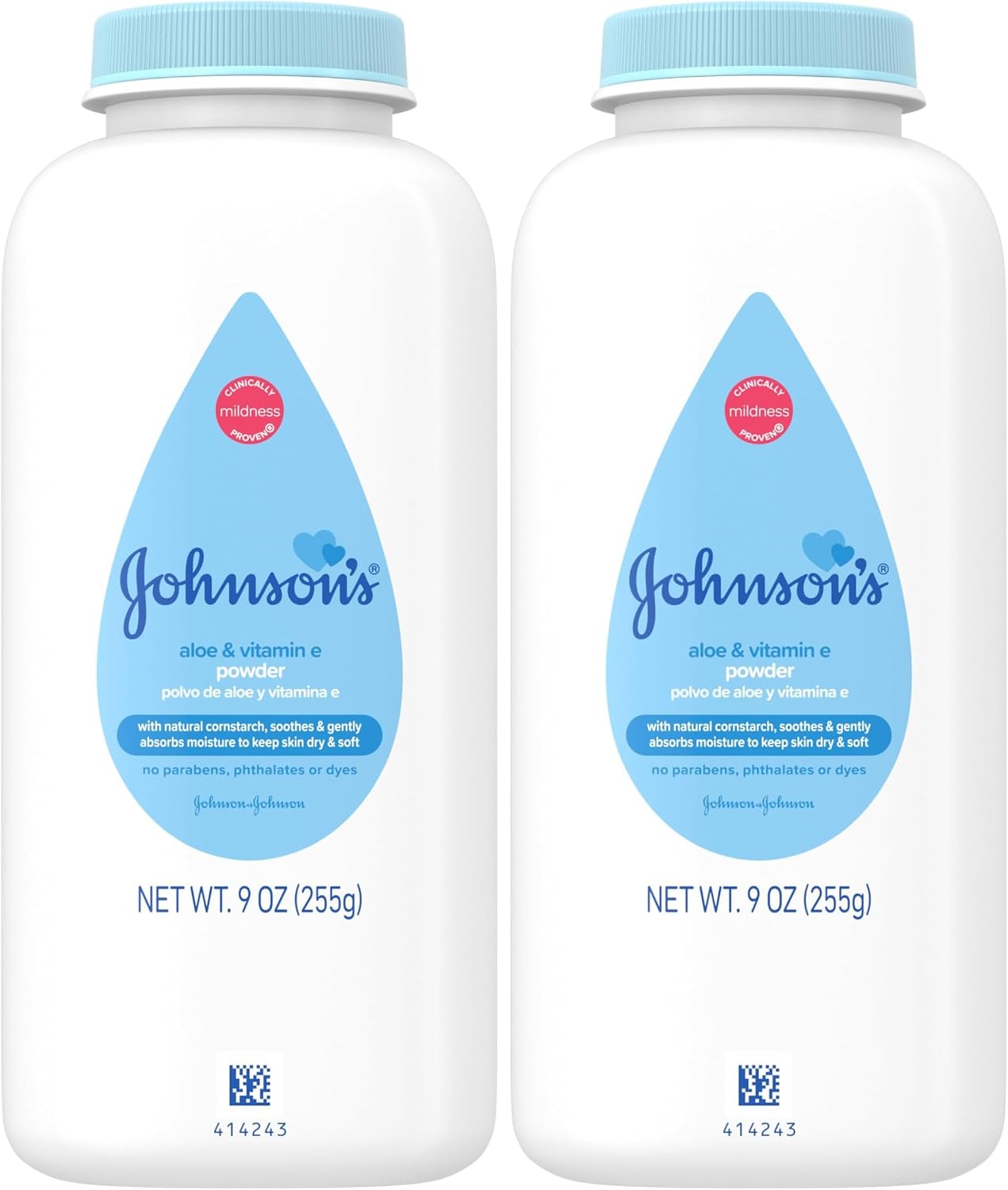Johnson's Baby Naturally Derived Cornstarch Baby Powder, 1.5 oz