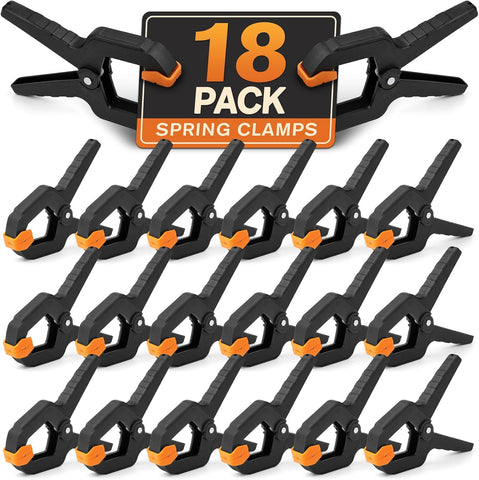 Spring Clamps, 18 Pack Heavy Duty Backdrop Clips, Balloon Arch Clips