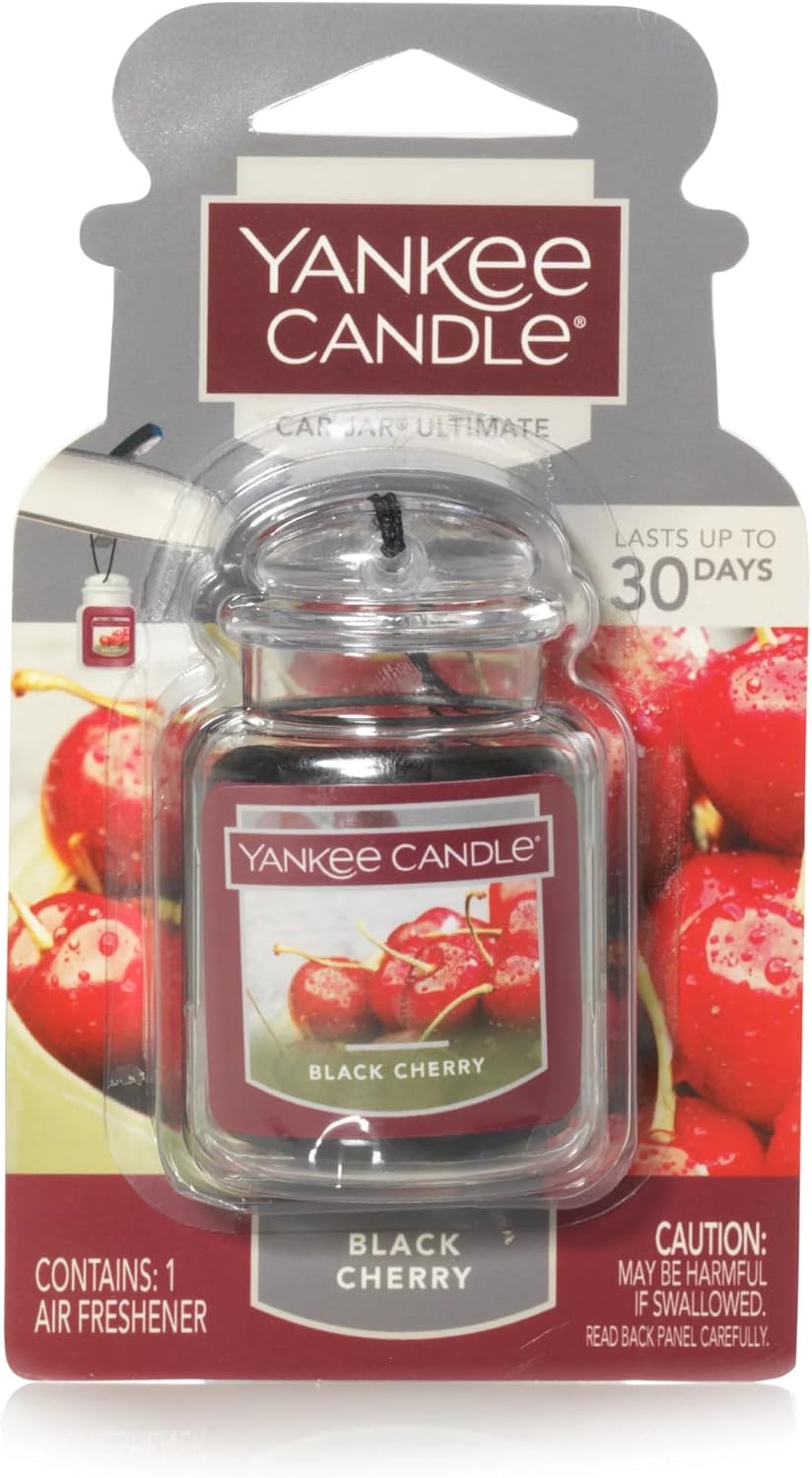 Yankee Candle Scented Car Air Freshener 3-Pack, Hanging Car Jars