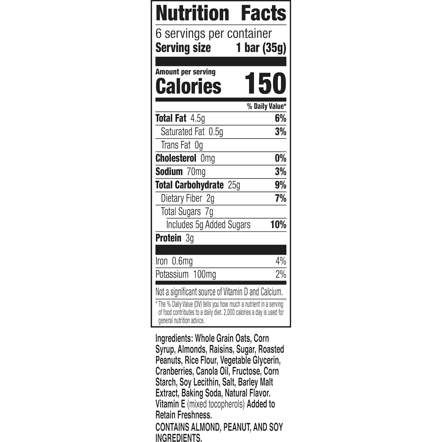 Nature Valley Chewy Fruit and Nut Granola Bars, Trail Mix, 6 Ct, 7.4 oz (Pack of 12)