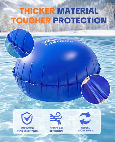 Pool Pillows for Above Ground Pools, 6.5 FT Round for Winterizing