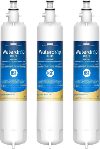 Waterdrop Plus WDP-F19C Water Filter Replacement for GE® RPWFE®, 3 Pack