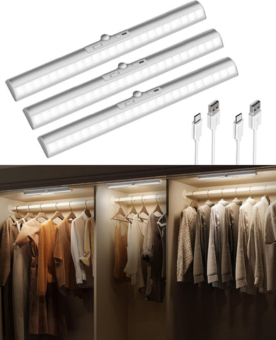 EZVALO 15-inch Motion Sensor Closet Lights with Adjustable Sensor