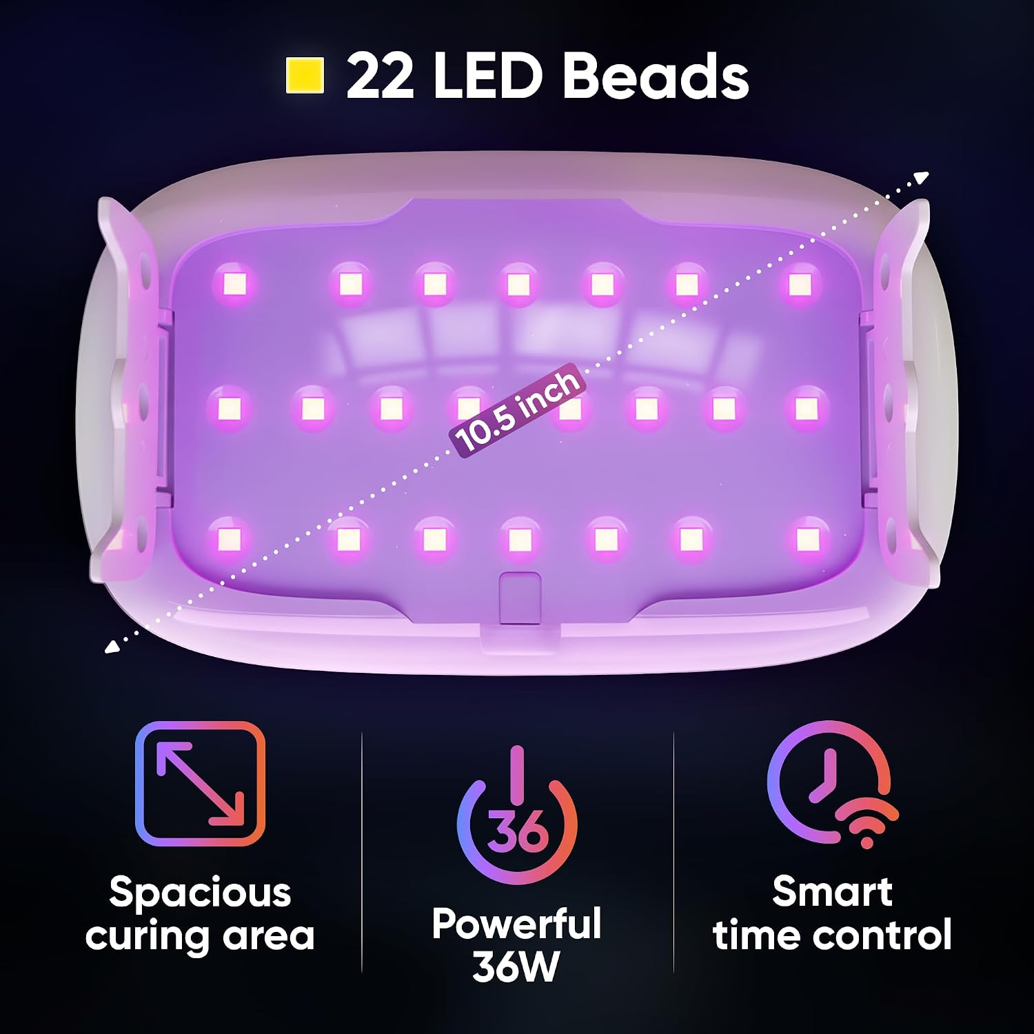 CRAFT RESIN UV Resin Kit with Light - 36W 22 LED Big Lamp and 200g Hard Type Low Viscosity UV Epoxy Resin, Crystal Clear & Non-Yellowing - Starter Kit for Jewelry Making, DIY Crafts