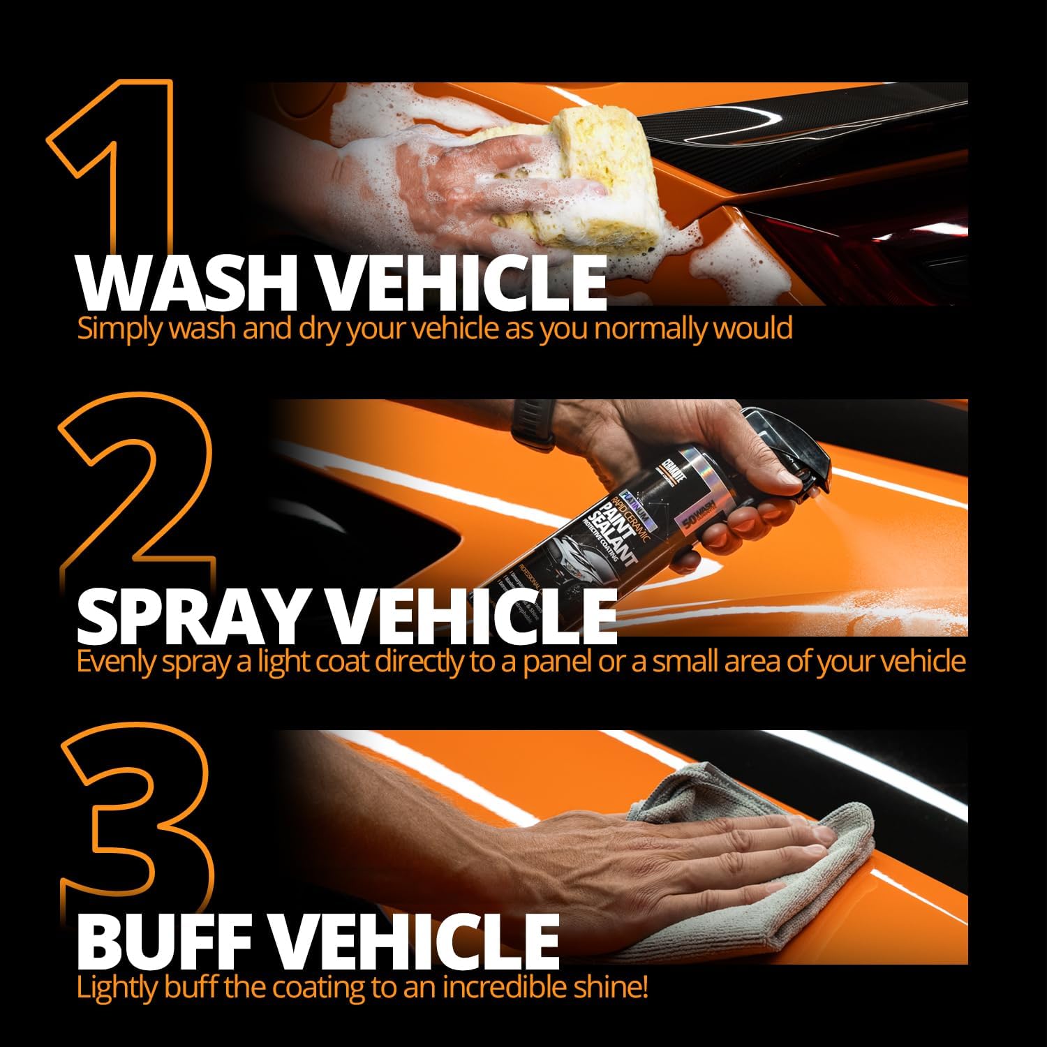 CERAKOTE® Rapid Ceramic Paint Sealant, Ceramic Coating for Cars, 14 oz