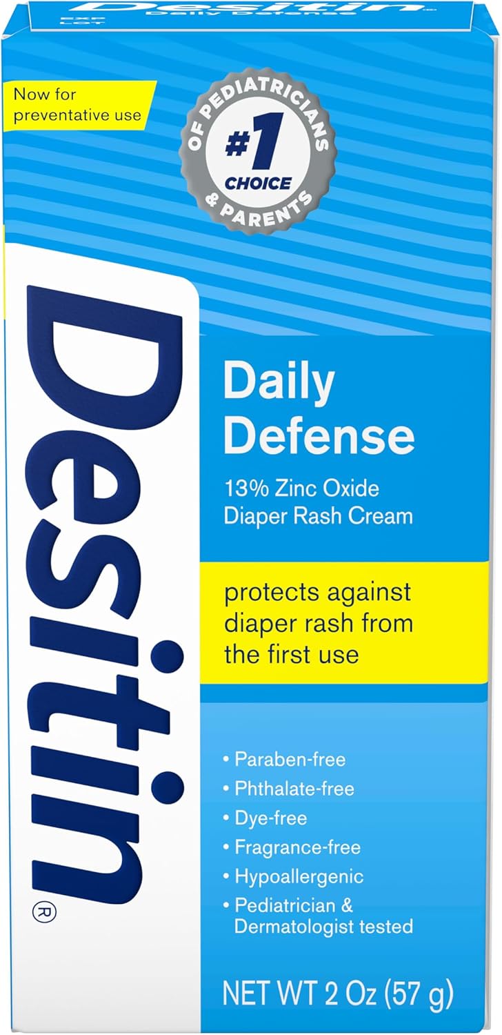 Desitin Daily Defense Diaper Rash Cream, 13% Zinc Oxide, 2 oz