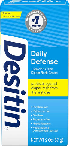 Desitin Daily Defense Diaper Rash Cream, 13% Zinc Oxide, 2 oz