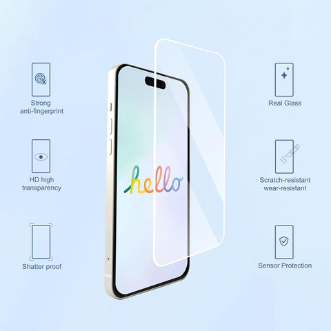 Ailun 3 Pack Screen Protector for iPhone 17 Pro, Tempered Glass