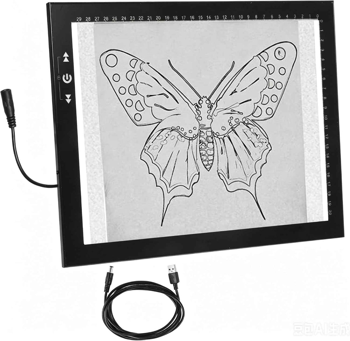 HSK 9”x13”LED Artist tracing Light Box Copy Table, Adjustable High Brightness Light Pad for Tatto Drawing, Sketching, Animation, Diamond Painting Accessories