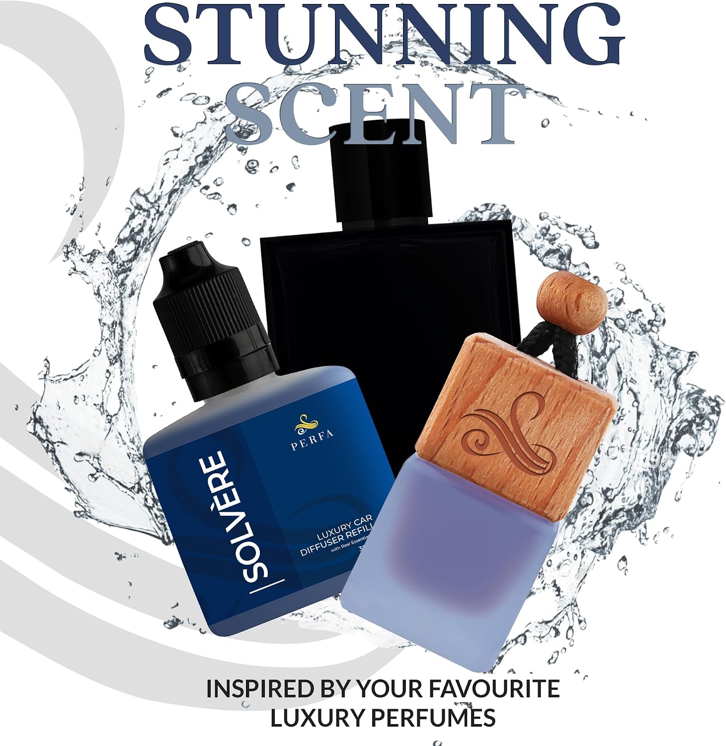 Car Air Freshener - Solvère Inspired Perfume Diffuser by Perfa