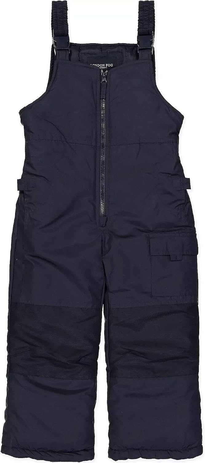 London Fog Boys' Classic Heavyweight Snow Bib Ski Pant Winter Snowsuit