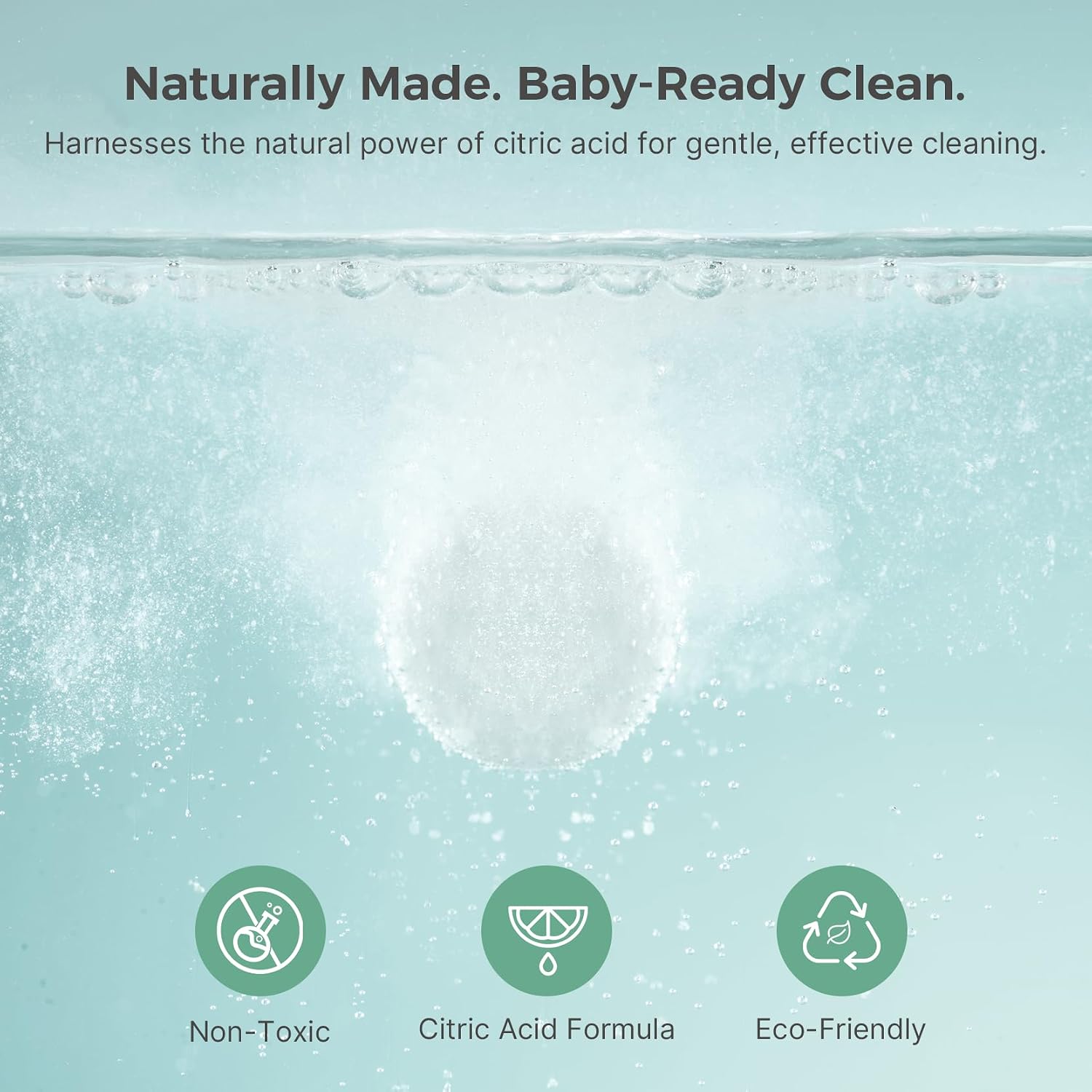 Momcozy Official Descaling Tablets Bottle Washers, 30 Tablets