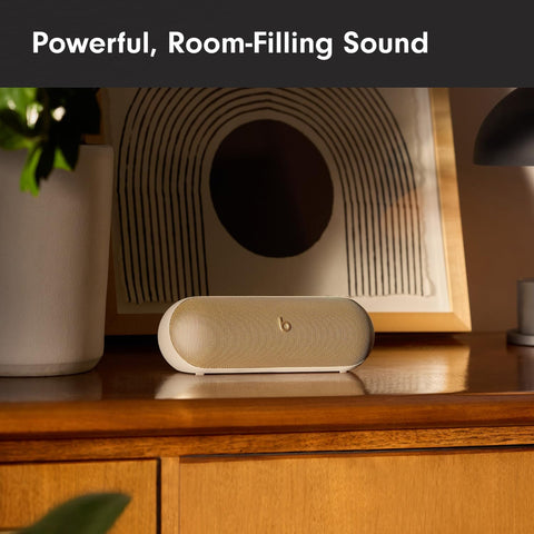 Beats Pill - Portable Bluetooth Speaker- Up to 24H Battery Life, Water Resistant, Bluetooth, Apple & Android Compatible, Seriously Loud Sound for Home, Outdoor and Travel- Champagne Gold