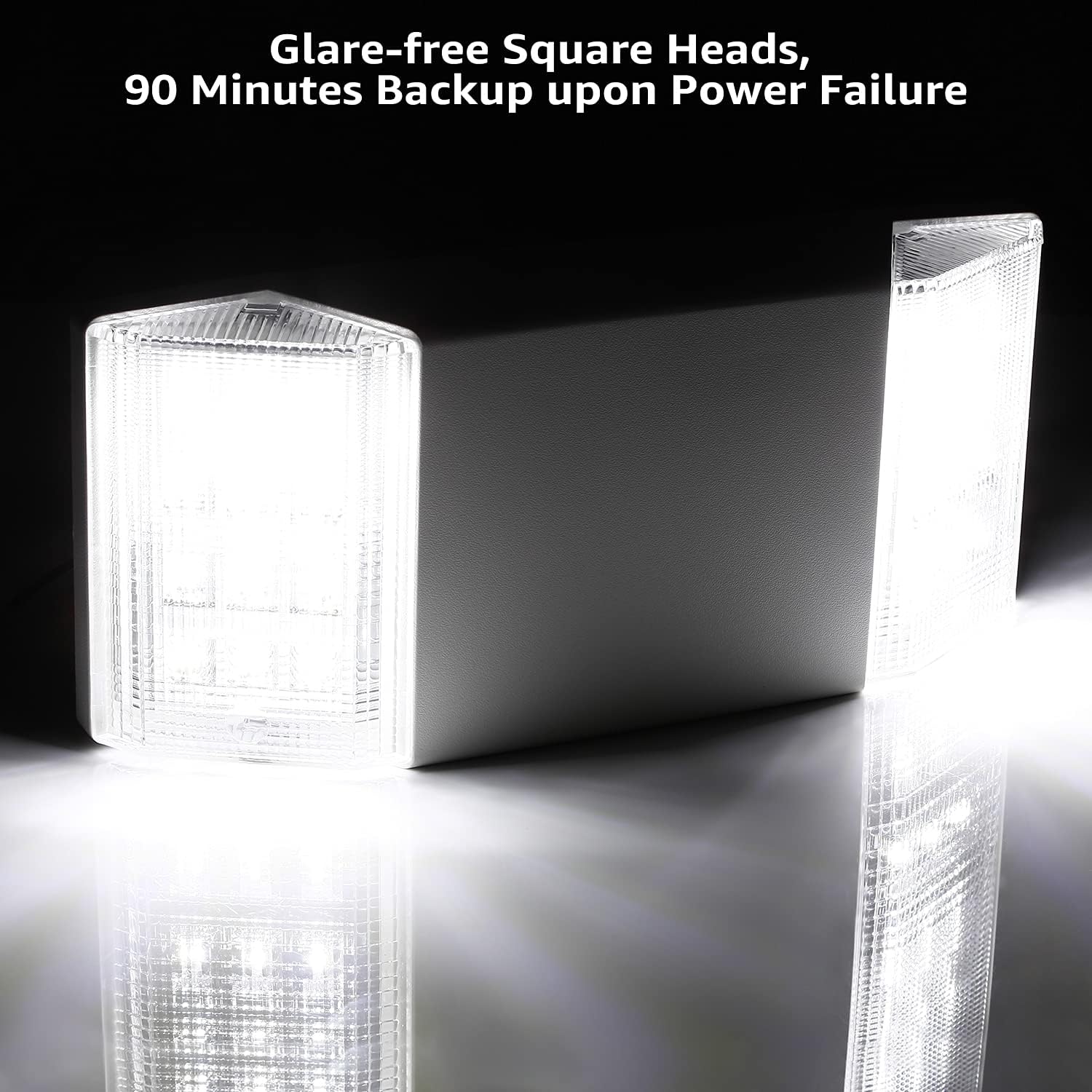 TORCHSTAR 4-Pack LED Emergency Lighting with Battery Backup White
