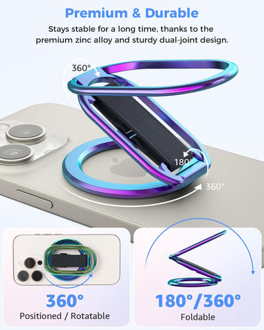 SUPERONE for MagSafe Phone Grip Kickstand, Magnetic Phone Ring Holder