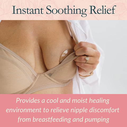 Ameda ComfortGel HydroGel Nursing Pads | Cooling | Reusable | 2 Pair