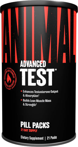 Animal Test Testosterone Booster Supplement for Men | 21 Day Pill Packs