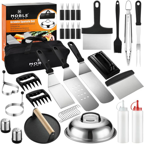 N NOBLE FAMILY 38PCS Griddle Accessories Kit, Professional Grill Tools Set