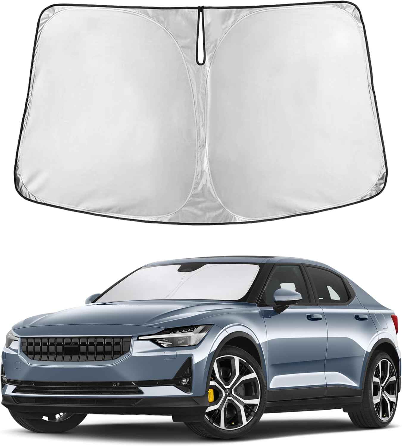 EcoNour Windshield Sunshade Compatible for Polestar 2 2020-2023 2024 2025