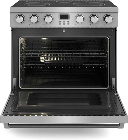 THOR Kitchen Professional 36-Inch Electric Range in Stainless Steel - Model ARE36