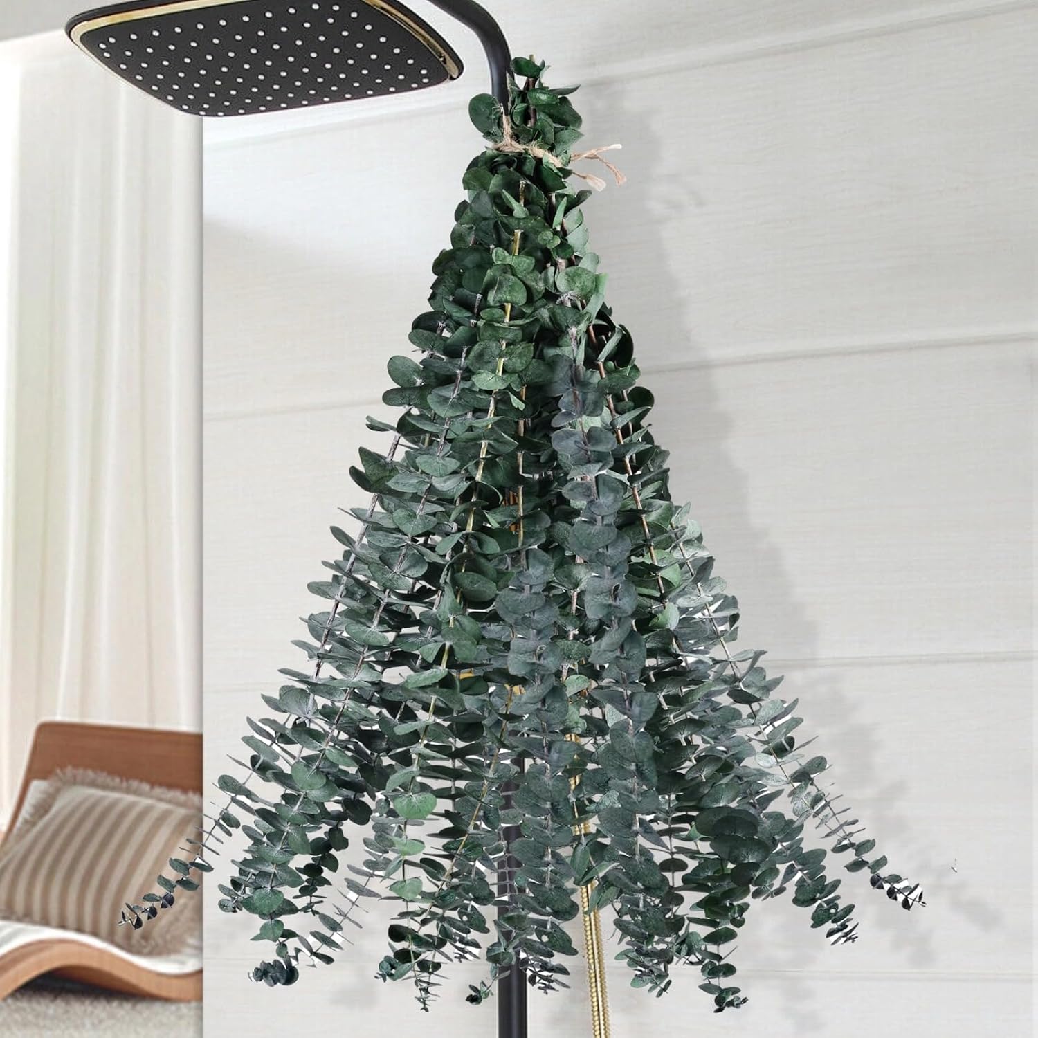 12PCS Dried Eucalyptus for Shower Hanging Real Preserved Eucalyptus Stems