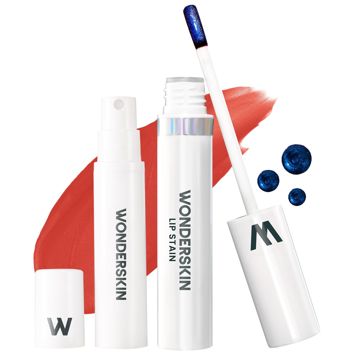 Wonderskin Wonder Blading Lip Stain Peel Off and Reveal Kit - Long Lasting, Waterproof Pink Lip Tint, Transfer Proof Natural Lip Stain Kit (Glamorous)