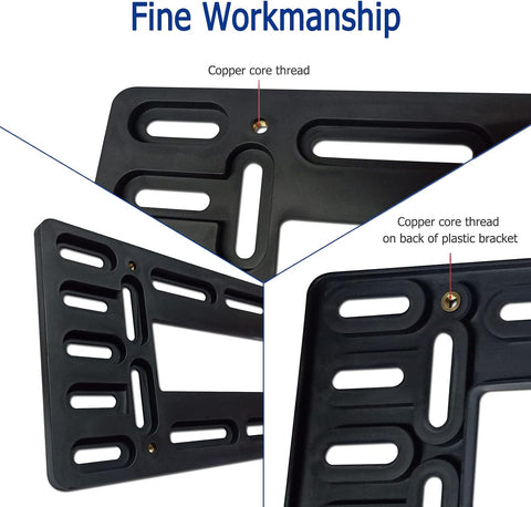 BGGTMO Front License Plate Mounting Kit- License Plate Bracket Holder