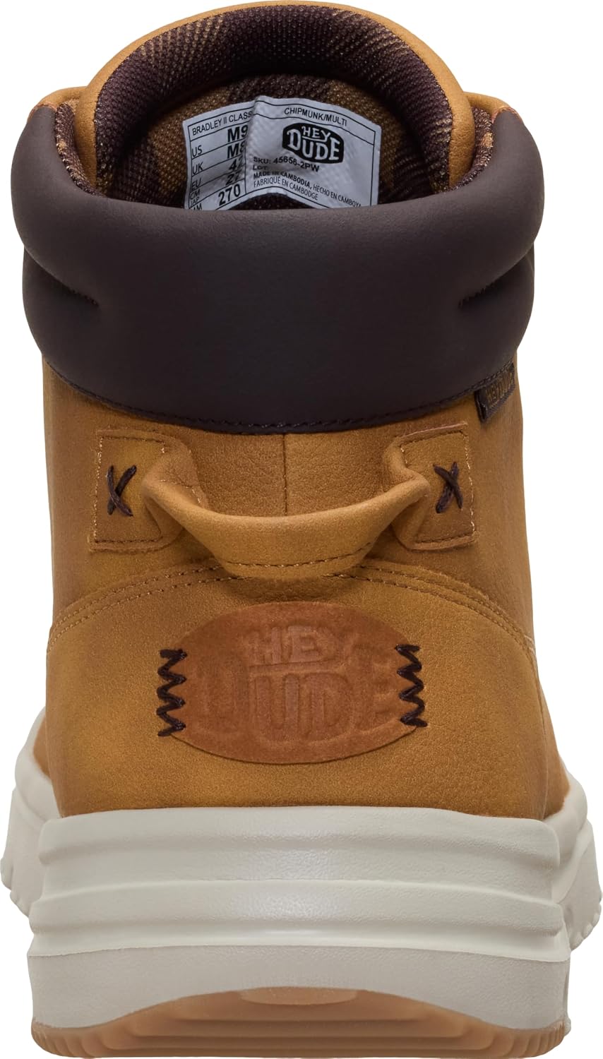 HEYDUDE Men's Bradley II Classic Pull On Boot | Water Repellent Shoe