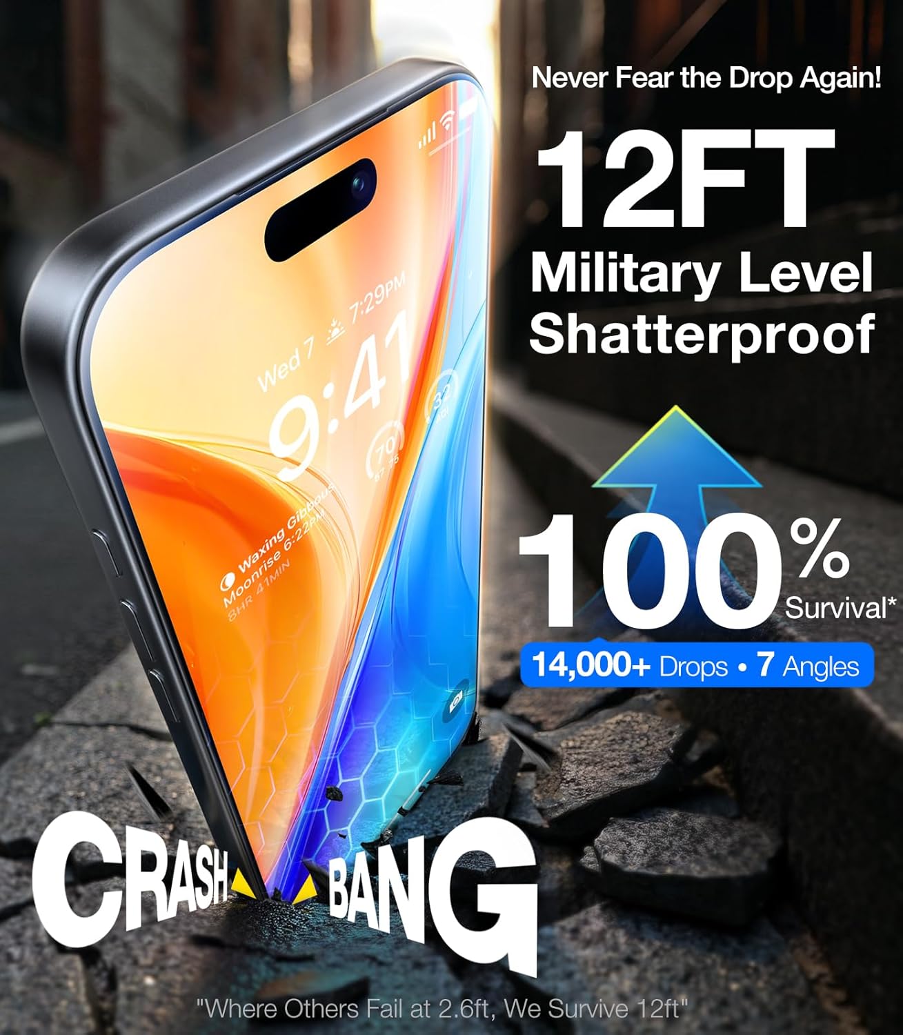 UltraGlass TOP 9H+ Armor for iPhone 17 Pro Max Screen Protector, 2 Pack