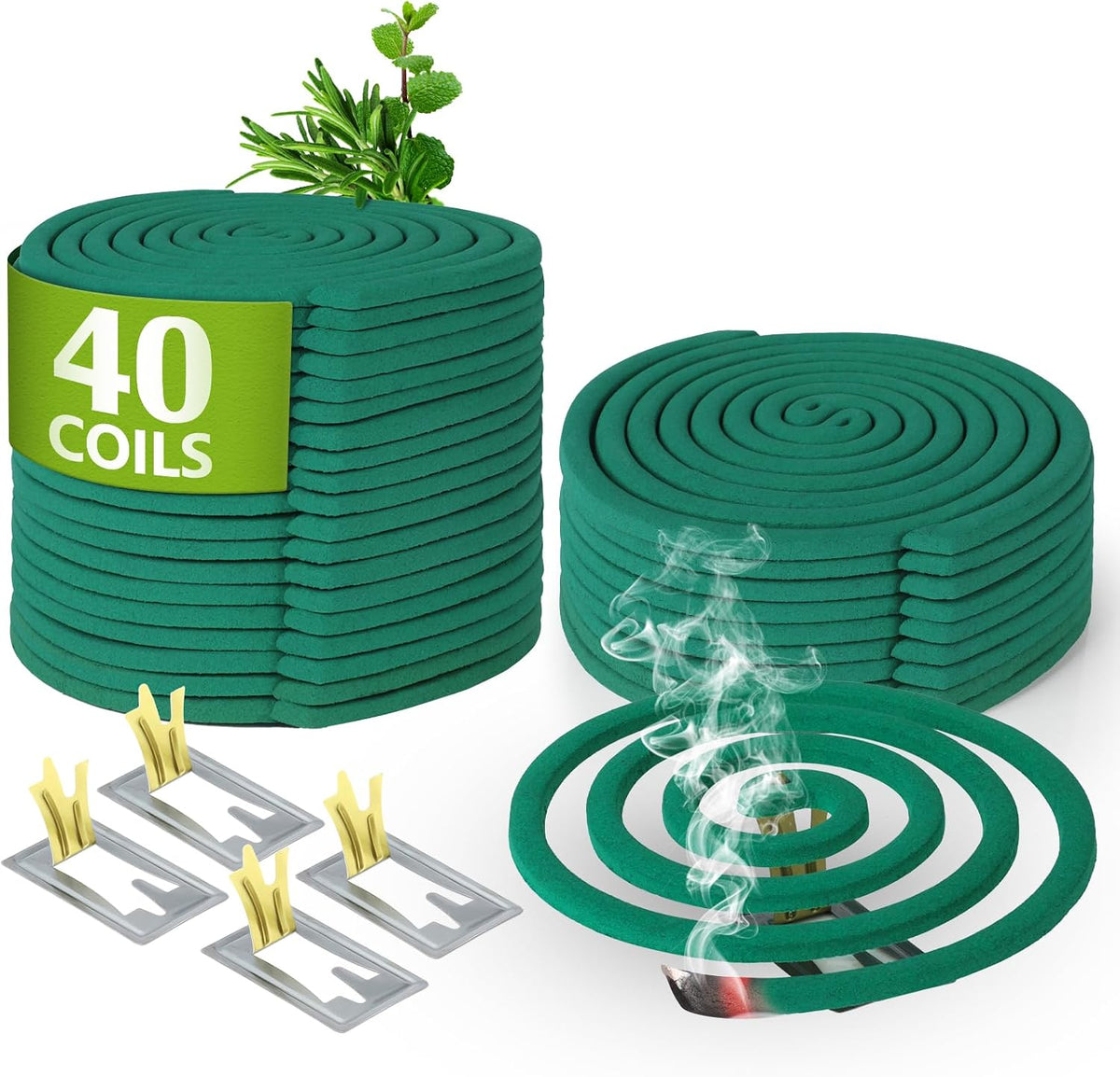 Mosquito Coils Outdoor Patio Fresh Scent,Use Reaches Up to 10 feet