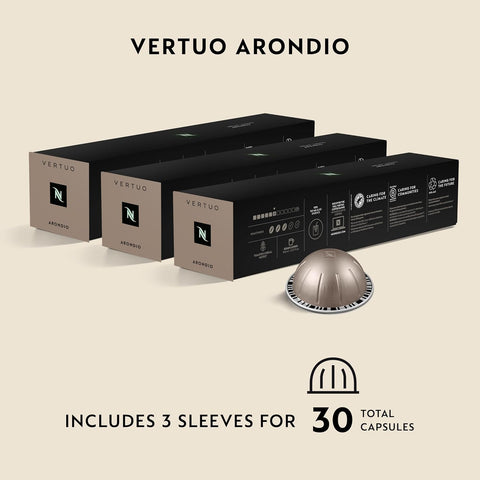 Nespresso Vertuo, Arondio Gran Lungo Americano, 30-Count Coffee Pods