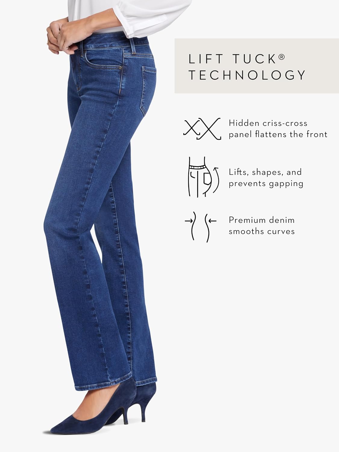 NYDJ Women's Marilyn Straight Jeans