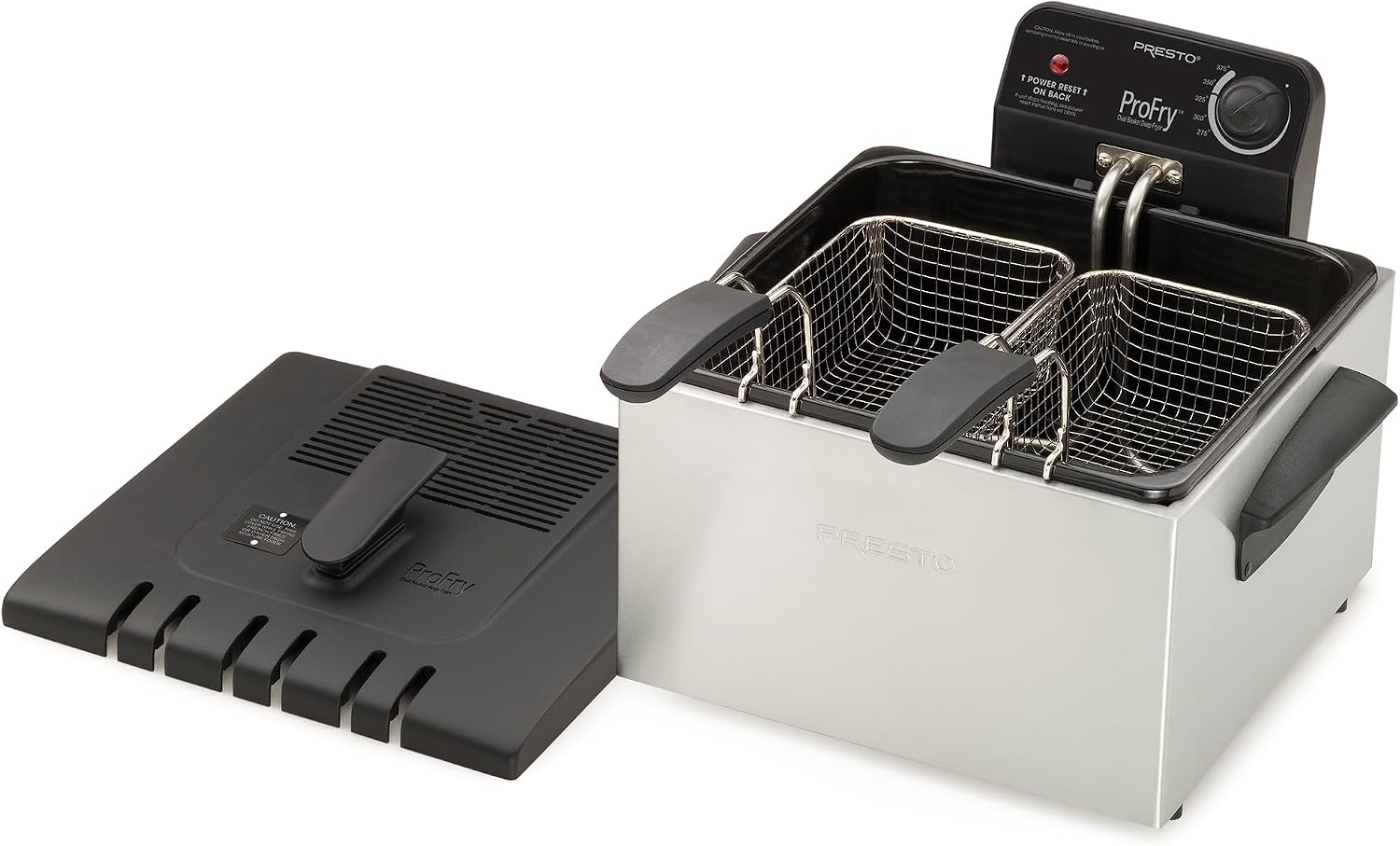 Presto 05466 Dual Basket Pro Fry Immersion Element Deep Fryer