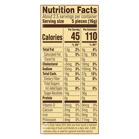 Werther's Original Hard Sugar Free Caramel Candy, 1.46 Oz Bags (Pack of 12)