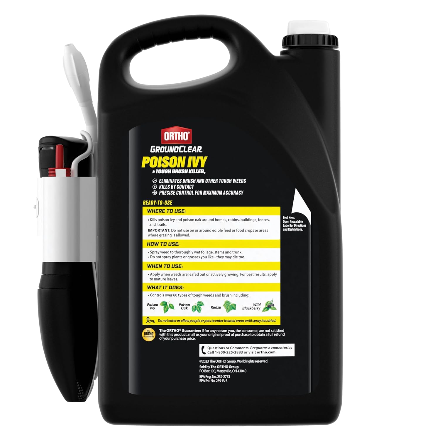 Ortho GroundClear Poison Ivy & Tough Brush Killer3, 1 gal.