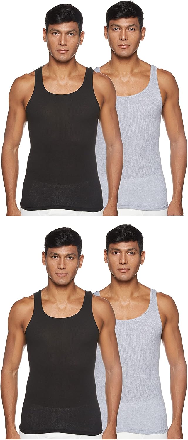 Hanes Men's Cotton Tank Undershirts 12-Pack