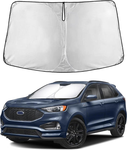 EcoNour Windshield Sunshade Compatible for Ford Edge 2015-2022 2023 2024