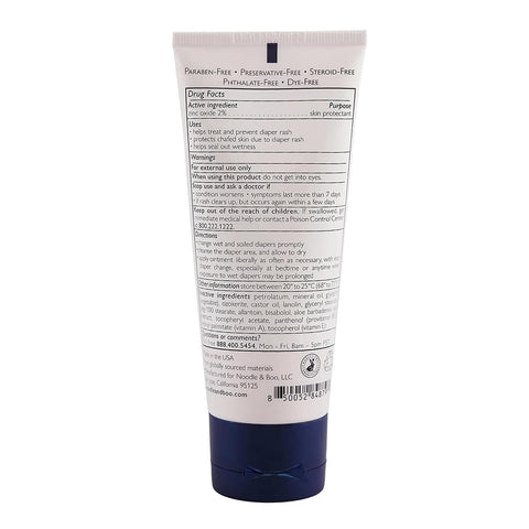 Noodle & Boo The Best Diaper Rash Ointment, Multi Purpose Baby Skin Care Zinc Oxide Ointment For Diaper Rash Prevention, Treatment & Relief, Fragrance Free
