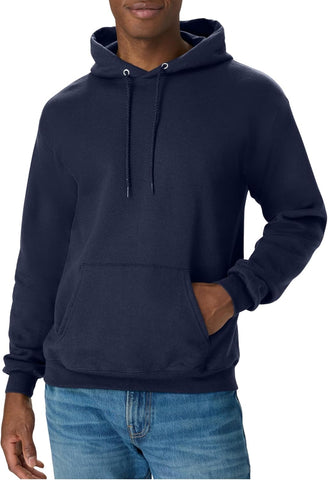 Hanes Men's Hoodie - EcoSmart Fleece Hooded Sweatshirt for Men & Women - Midweight Fleece - Big & Tall Available
