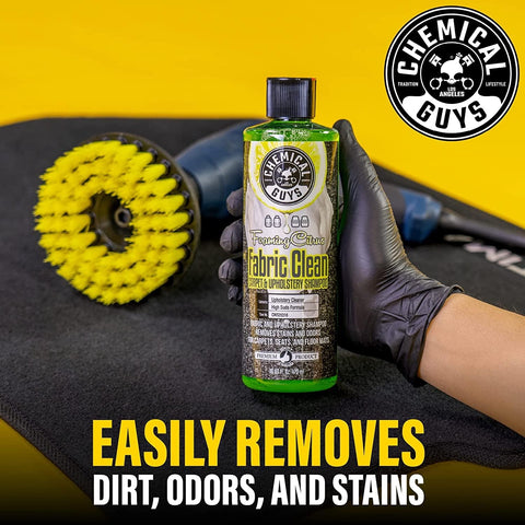 Chemical Guys, Foaming Citrus Fabric & Carpet Cleaner, Seats & Mats, 16 oz