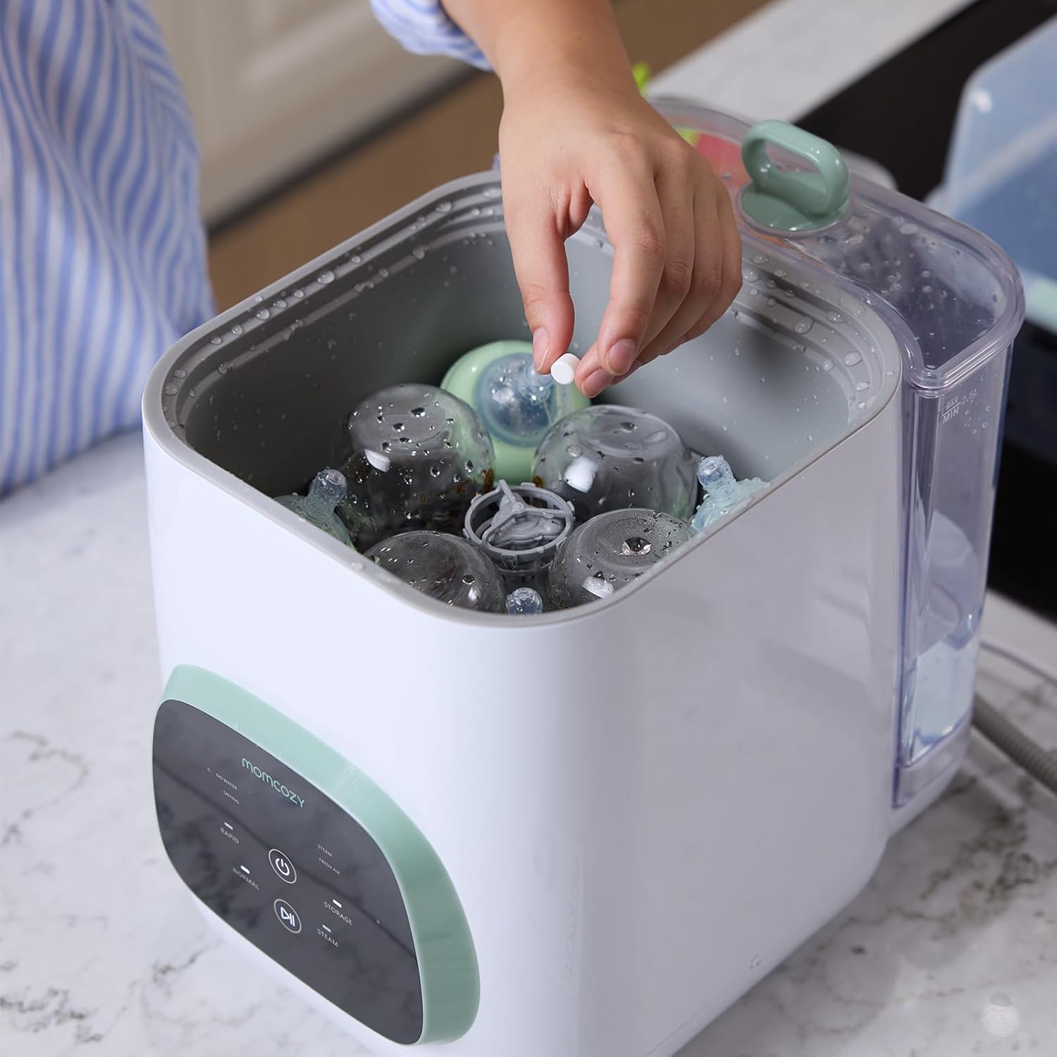 Momcozy Official Detergent Tablets for Momcozy Bottle Washers, 120 Tablets