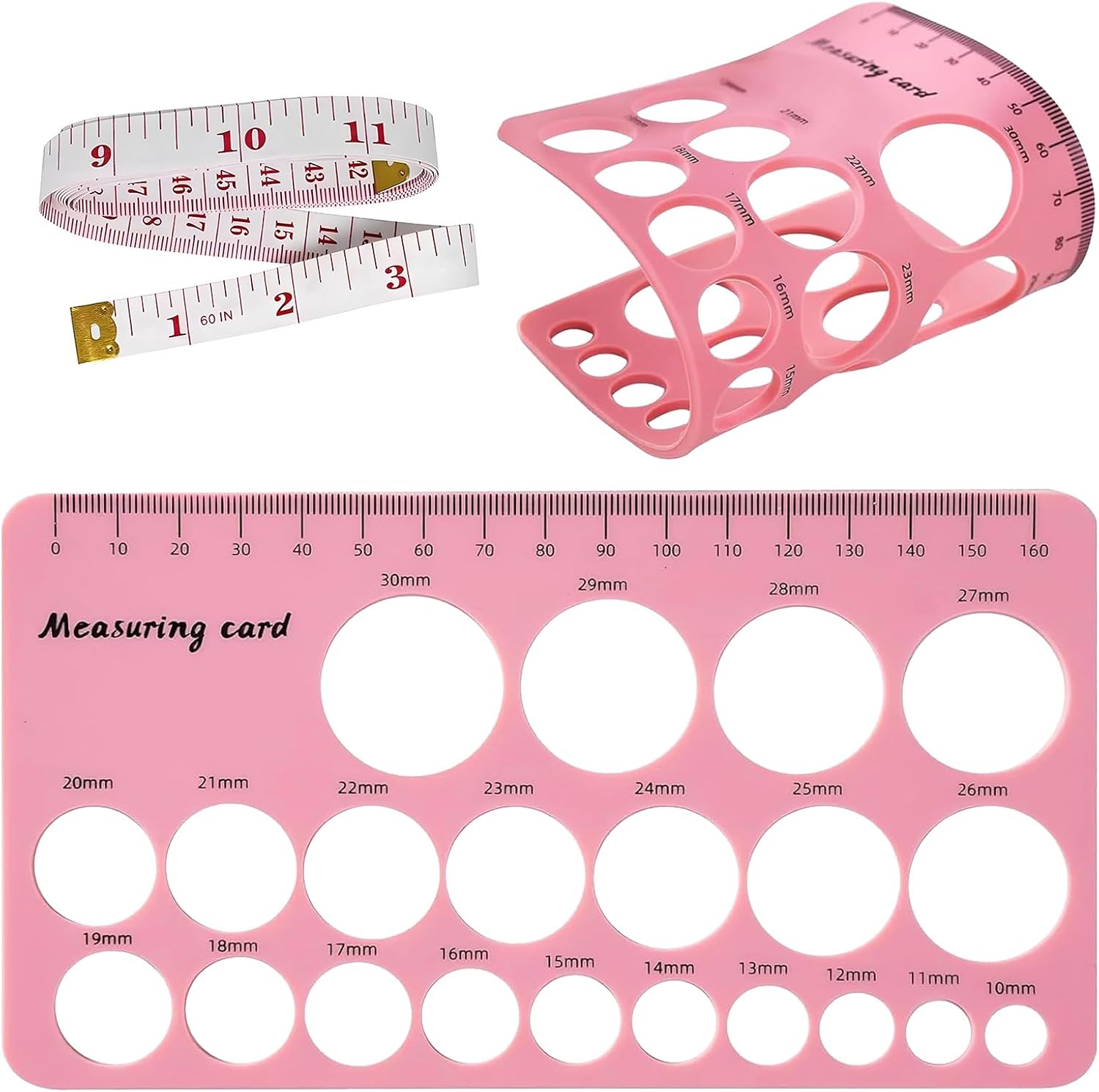 Nipple Rulers, Flange Inserts Sizing Measurement Tool for Breast Pump