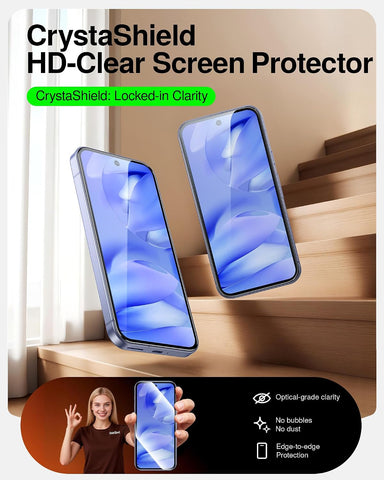 SMARTDEVIL 3 Pack Tempered Glass for Google Pixel 9a Screen Protector