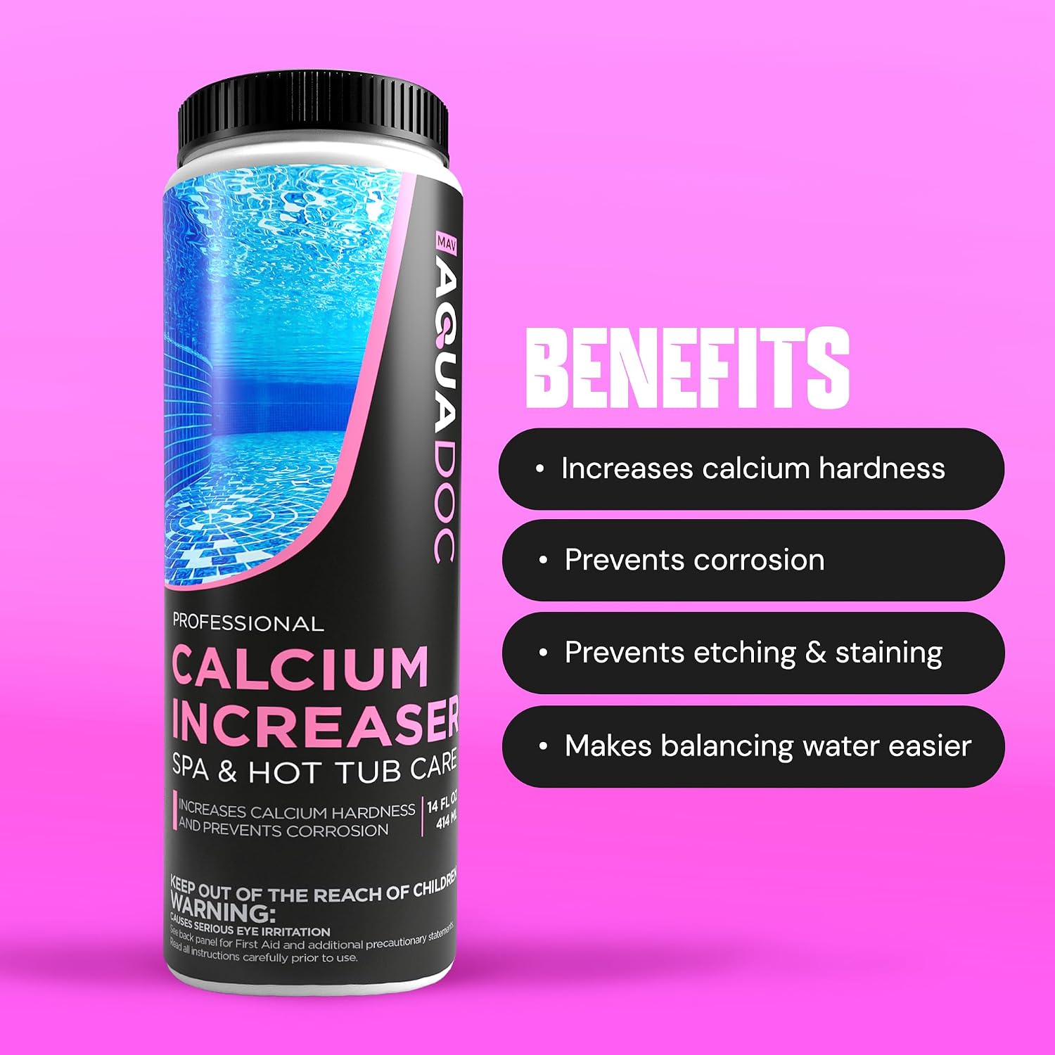 AquaDoc Spa Calcium Hardness Increaser for Hot Tubs - 14 oz