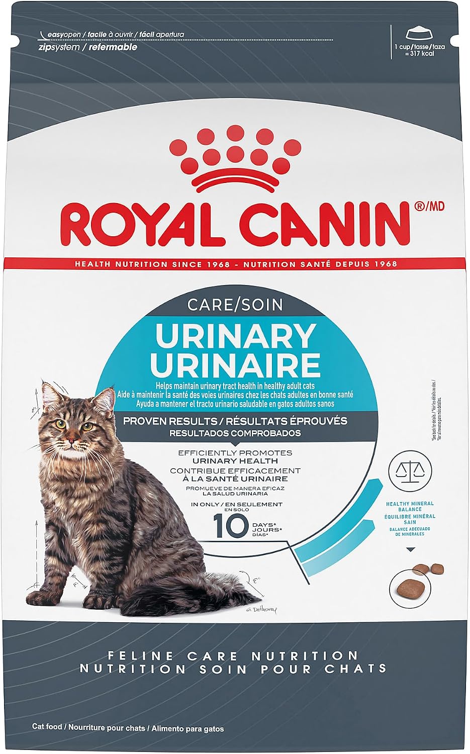 Royal Canin Feline Care Nutrition Urinary Care Adult Dry Cat Food, 14 lb Bag