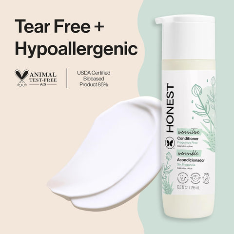 The Honest Company Conditioner, Hypoallergenic, Fragrance-Free, 10 fl oz