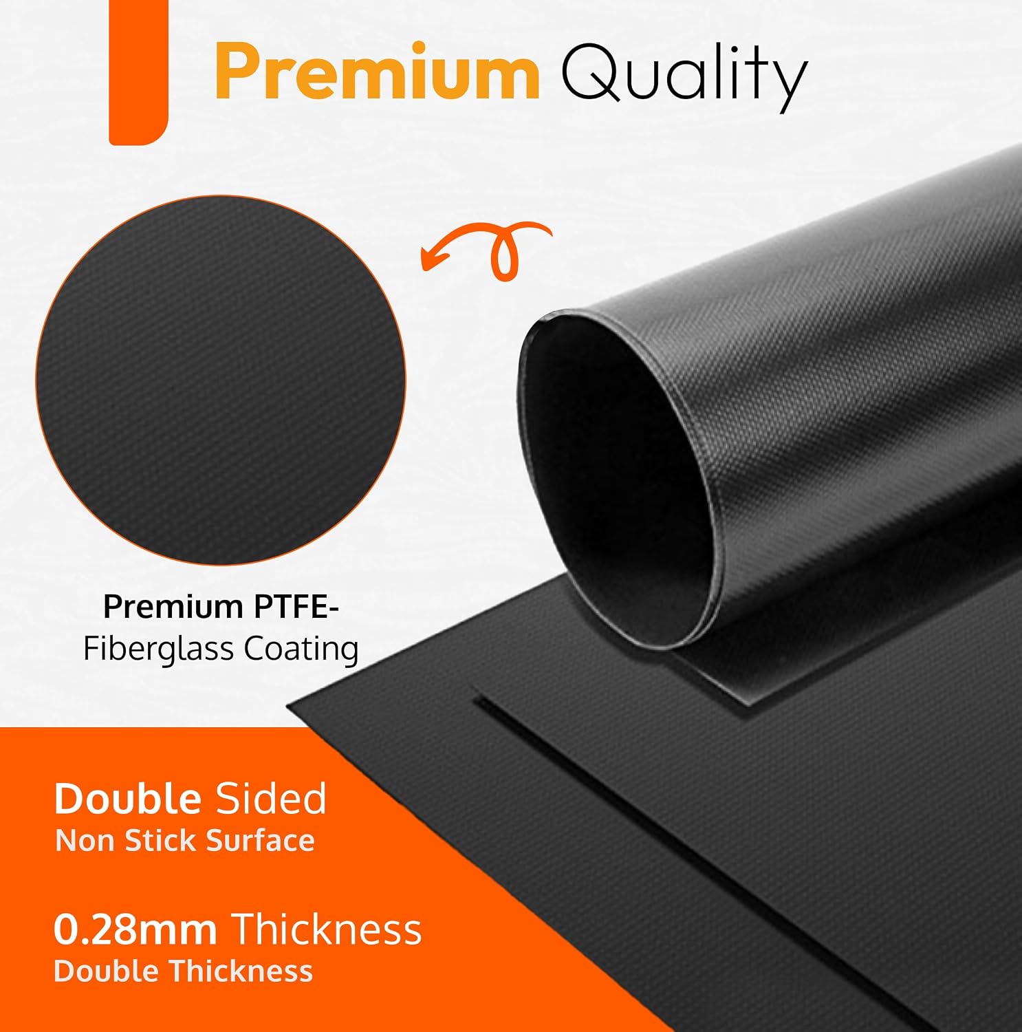 Oven Liners for Bottom of Oven - Thick Heavy Duty 17” x 25” 2 Pack Non-Stick Reusable Mats - BPA & PFOA Free Protector for Electric, Gas, Microwave & BBQ Grill Liner - Easy Clean & Heat Resistant