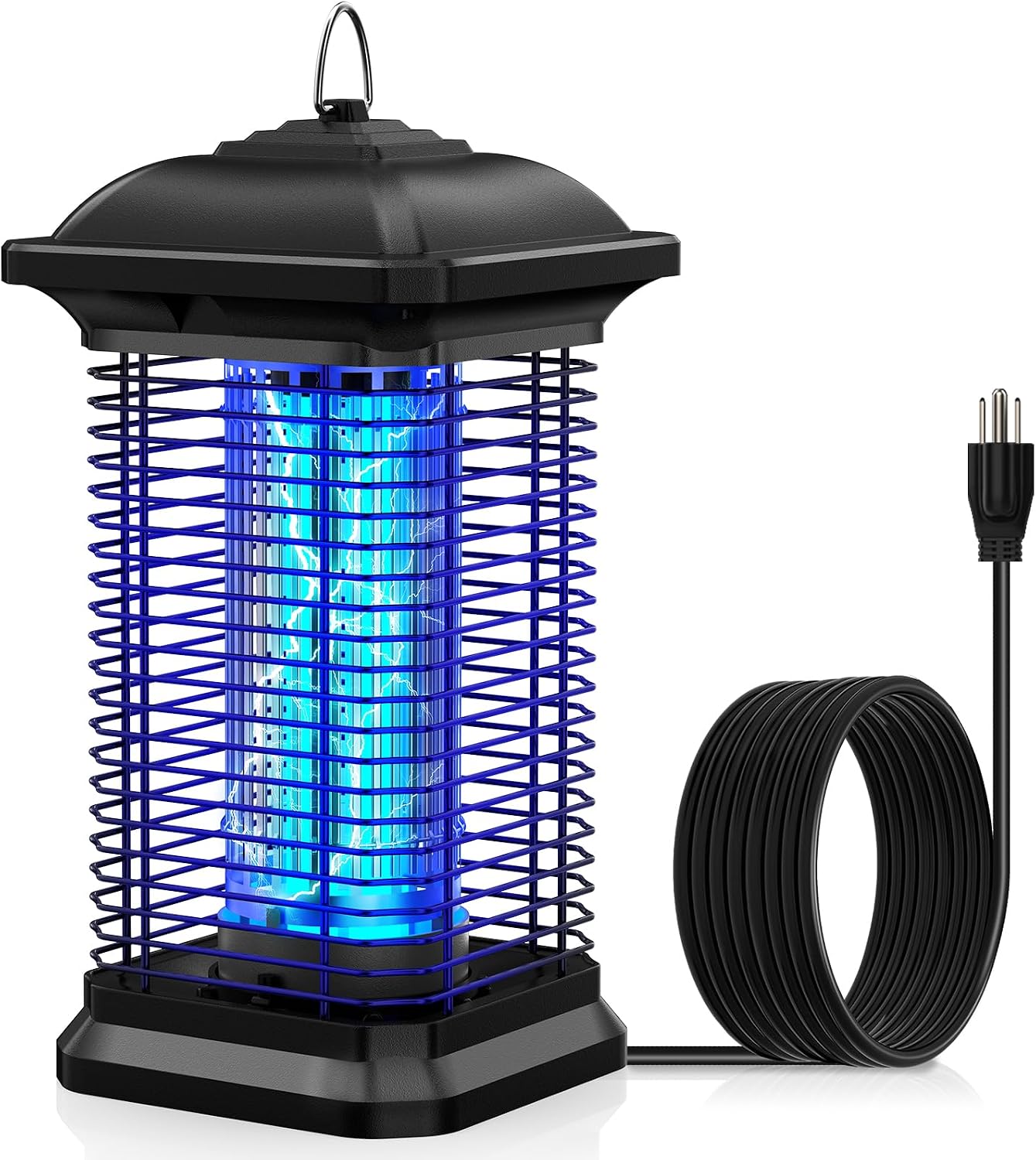 AMUFER Bug Zapper Outdoor, 18W & 4400V, 1/2 Acre Coverage, 5.5ft Cord