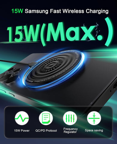 Wireless Charger 2Pack 6FT 15W Samsung Magnetic MagSafe Charger