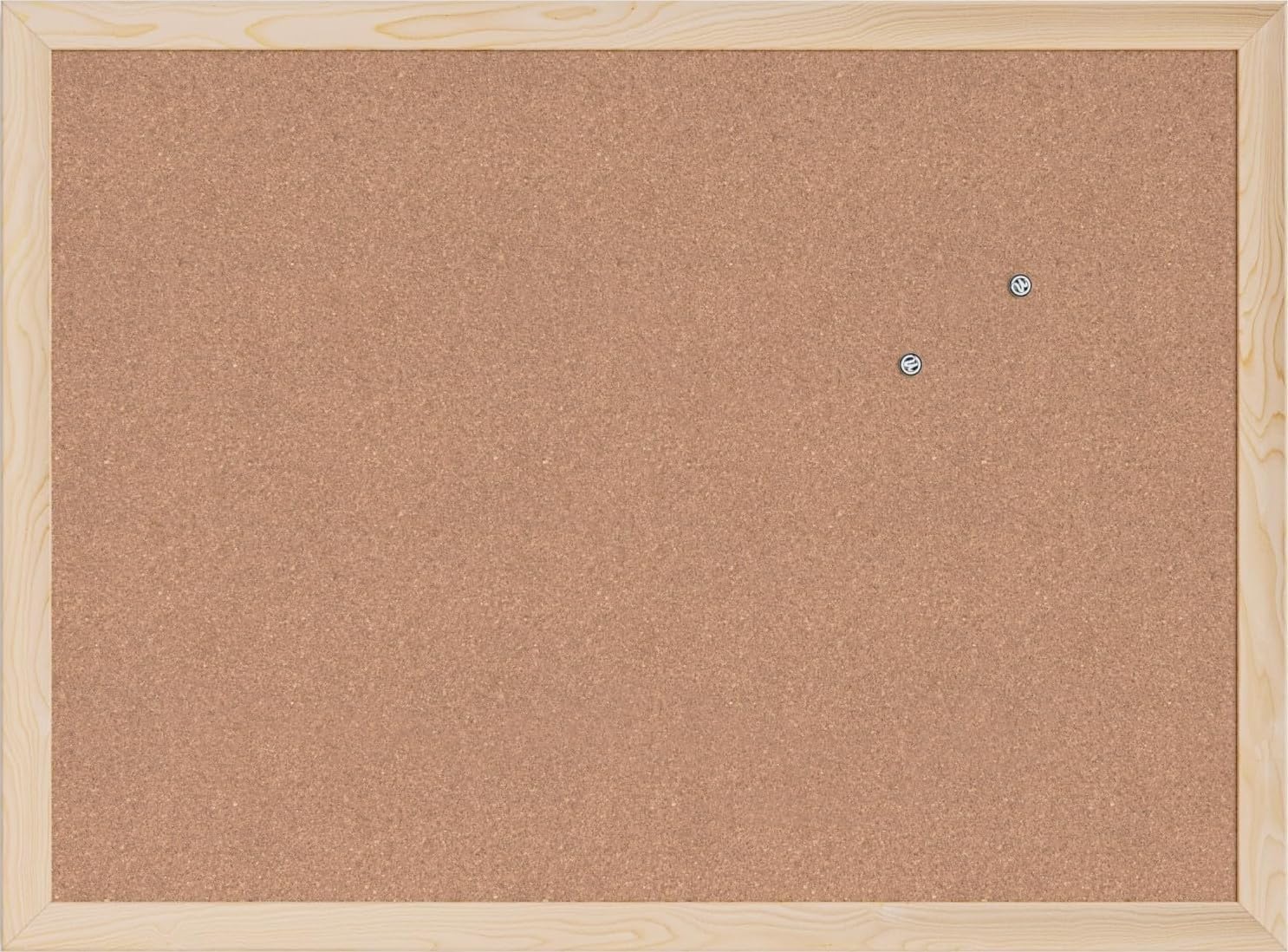 U Brands Cork Bulletin Board, 18" x 24" Inches, Light Birch Wood Frame (265U00-01)
